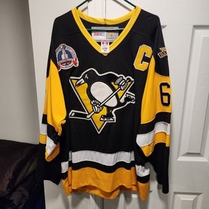Mario Lemieux Throwback Penguins Jersey Size 50
